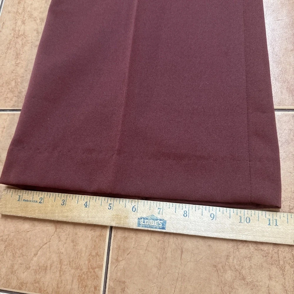 Montgomery Ward Polyester Suit Sz 38L Blazer 30 x 33 Pants True Vintage Flared